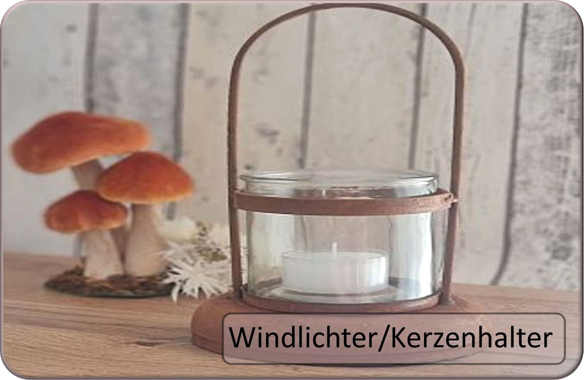 Kerzenringe und Kerzen, Tropfschutz, Kerzenringe, Tropffänger, Pergament-Windlichter und Windlichter aus Glas für Ihre Kerzendeko und das passende Licht zum Event